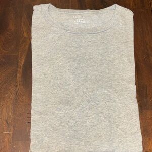 J. Crew Men's Light Gray Short Sleeve Tee